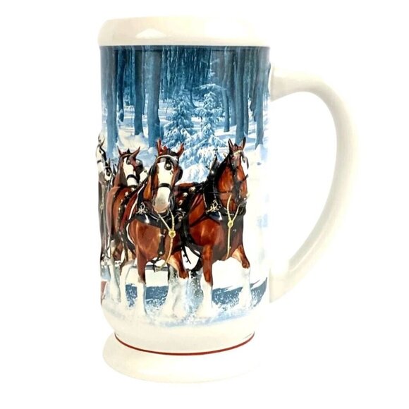 Budweiser Holiday Stein 2007 "Winter's Calm" NIB Includes COA - Picture 3 of 9